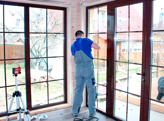 Монтаж оконных конструкций